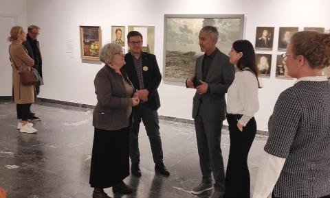 v.l. Susanne K. Fienhold Sheen, Markus Wicke, Prof. Dr. Hafezi., seine Partnerin, Dr. Uta Kumlehn,