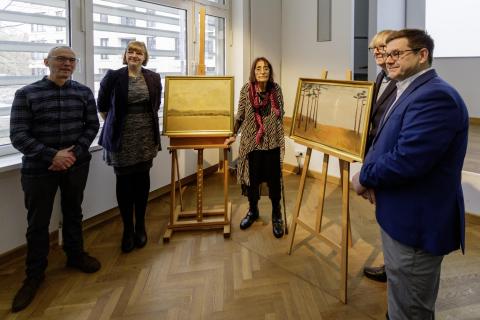 2023_Übergabe Schenkung Gemälde von Barbara und Karl Raetsch,