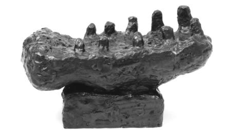 Armando, Bruchstück, 1998, Bronze, 59 x 98 x 45,5 cm, im Besitz des Kuenstlers,