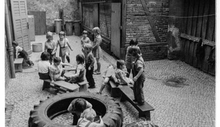 Benkertstraße 23, Kindergarten, Hof 1977-78 © Potsdam Museum