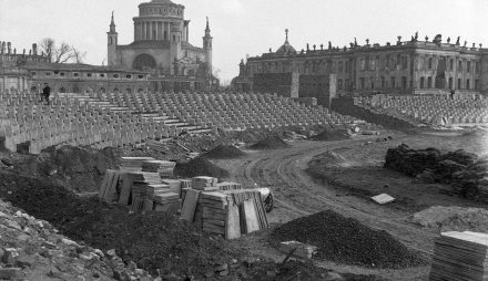Foto: Bau des ETS, 1948-49 © Potsdam Museum, FS21008-4, Foto Gerhard Hillmer