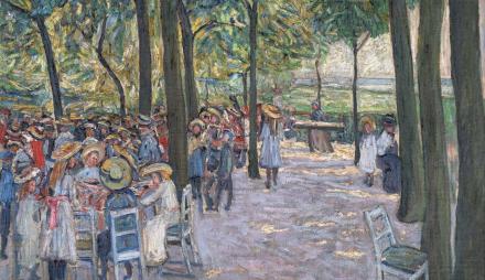 Theo von Brockhusen, Schulausflug, 1908, Privatbesitz (Ausschnitt), Foto: Michael Lüder