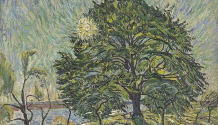 Theo von Brockhusen, Schill-Linde in Baumgartenbrück, 1914 (Ausschnitt), Foto: Buchheim Museum der Phantasie, Bernried am Starnberger See