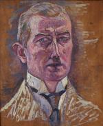 Theo von Brockhusen, Selbstbildnis, Gemälde