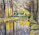 Philipp Franck, Allee nach Sanssouci, Gemälde