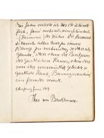 Baumgartenbrück Gästebuch, Eintrag Brockhusen