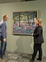 Besuch Frank Herrmann in der Brockhusen-Ausstellung