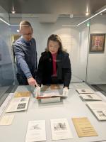 Besuch Frank Herrmann in der Brockhusen-Ausstellung