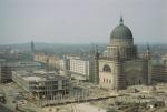 Blick auf die Baustelle des Instituts für Lehrerbildung um 1975
