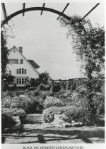 Haus Foerster, Senkgarten mit Pergola, um 1921