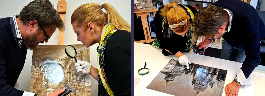 Collage von Expertenblick