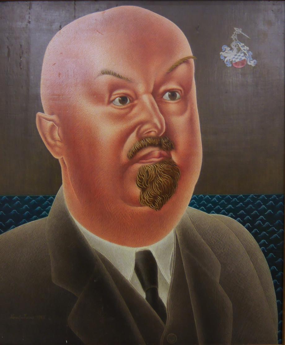 Heinrich Basedow d. J. Porträt des Husumer Arztes Dr. med. Petersen,