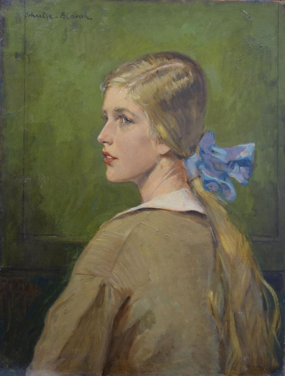 Fritz Schulze-Blank, Porträt Daisy d' Ora, Fritz Schulze-Blank, Porträt Daisy d' Ora,
