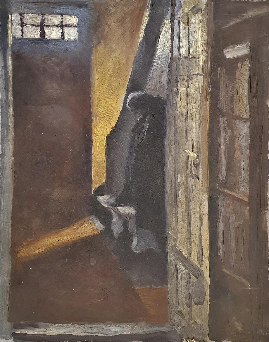 Otto Hundt, Dunkler Hausflur, © Potsdam-Museum – Forum für Kunst und Geschichte, Otto Hundt, Dunkler Hausflur, © Potsdam-Museum – Forum für Kunst und Geschichte,