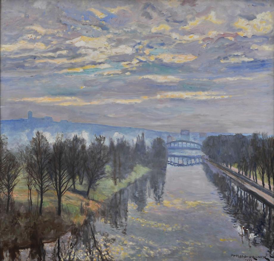 Philipp Franck, Die Alte Fahrt mit Blick zum Brauhausberg,© Potsdam Museum – Forum für Kunst und Geschichte, Philipp Franck, Die Alte Fahrt mit Blick zum Brauhausberg,© Potsdam Museum – Forum für Kunst und Geschichte,