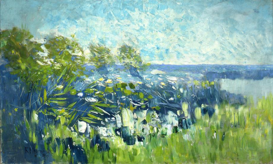 Karl Hagemeister, Uferlandschaft (Schilfufer), © Potsdam Museum – Forum für Kunst und Geschichte, Karl Hagemeister, Uferlandschaft (Schilfufer), © Potsdam Museum – Forum für Kunst und Geschichte,