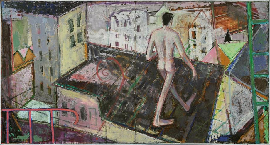 Frank Gottsmann, Über der Stadt ©Potsdam Museum- Forum für Kunst und Geschichte, VG Bild-Kunst, Bonn 2021, Frank Gottsmann, Über der Stadt ©Potsdam Museum- Forum für Kunst und Geschichte, VG Bild-Kunst, Bonn 2021,