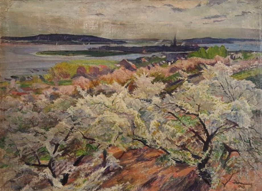 Otto Heinrich, Baumblüte in Werder,