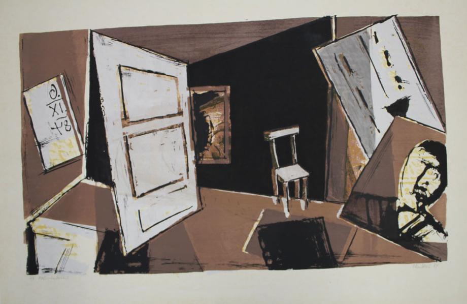 Stefan Plenkers, Atelierinterieur,