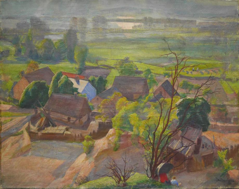 Otto Heinrich Dorf in Landschaft, Caputh, Otto Heinrich Dorf in Landschaft, Caputh,