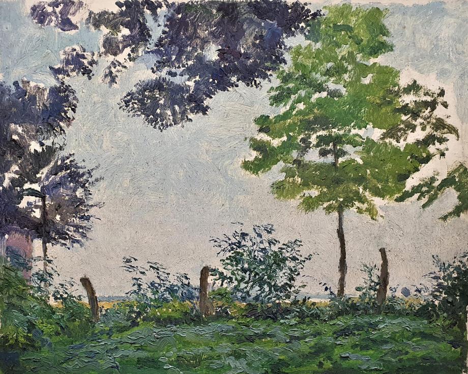 Otto Hundt, Am Feldrand, 20. Jahrhundert,