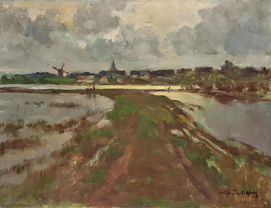 Carl Kayser-Eichberg, Überschwemmtes Wiesenland, Carl Kayser-Eichberg, Überschwemmtes Wiesenland,