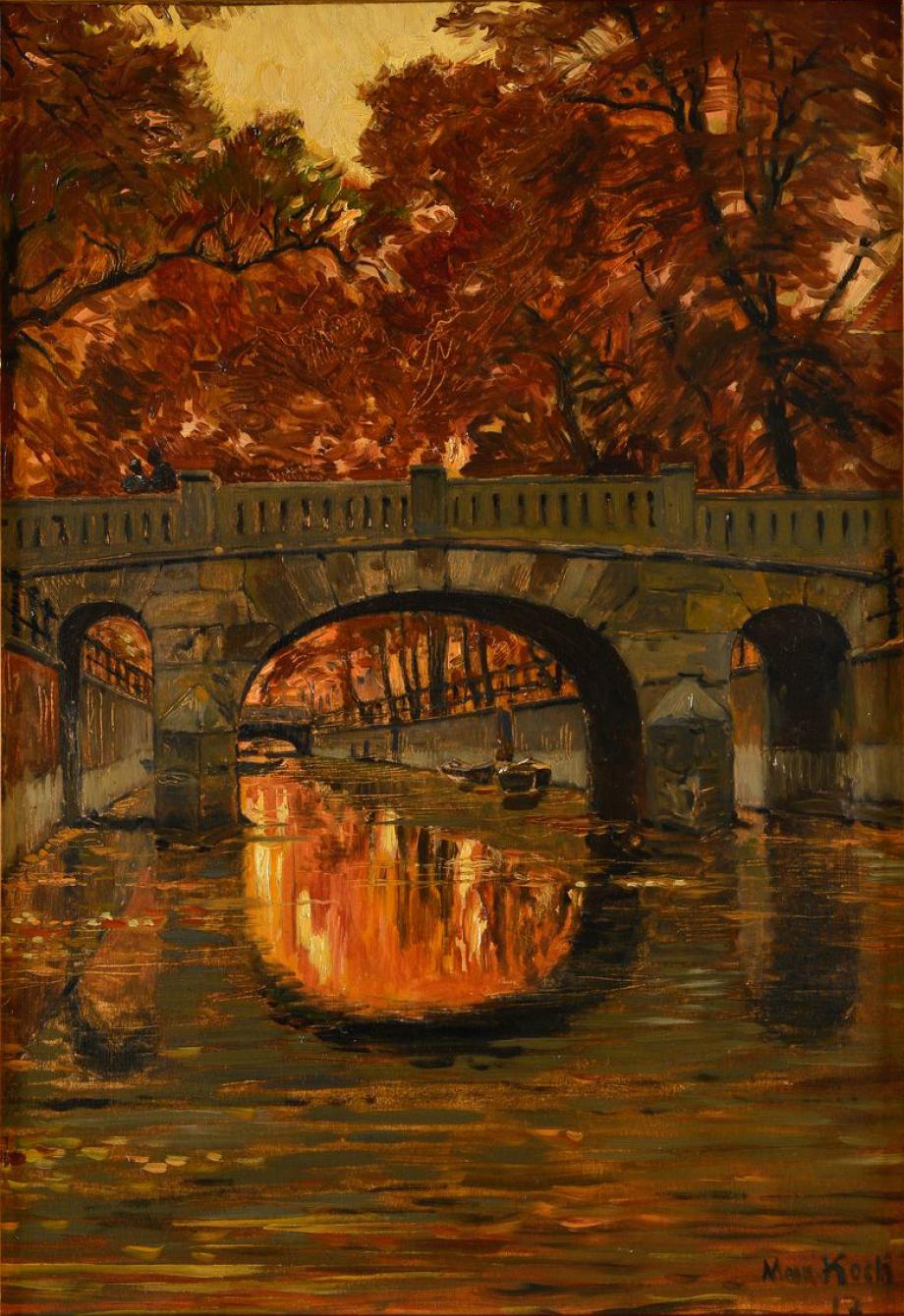 Max Koch, Kellertorbrücke im Herbst, © Potsdam-Museum – Forum für Kunst und Geschichte,