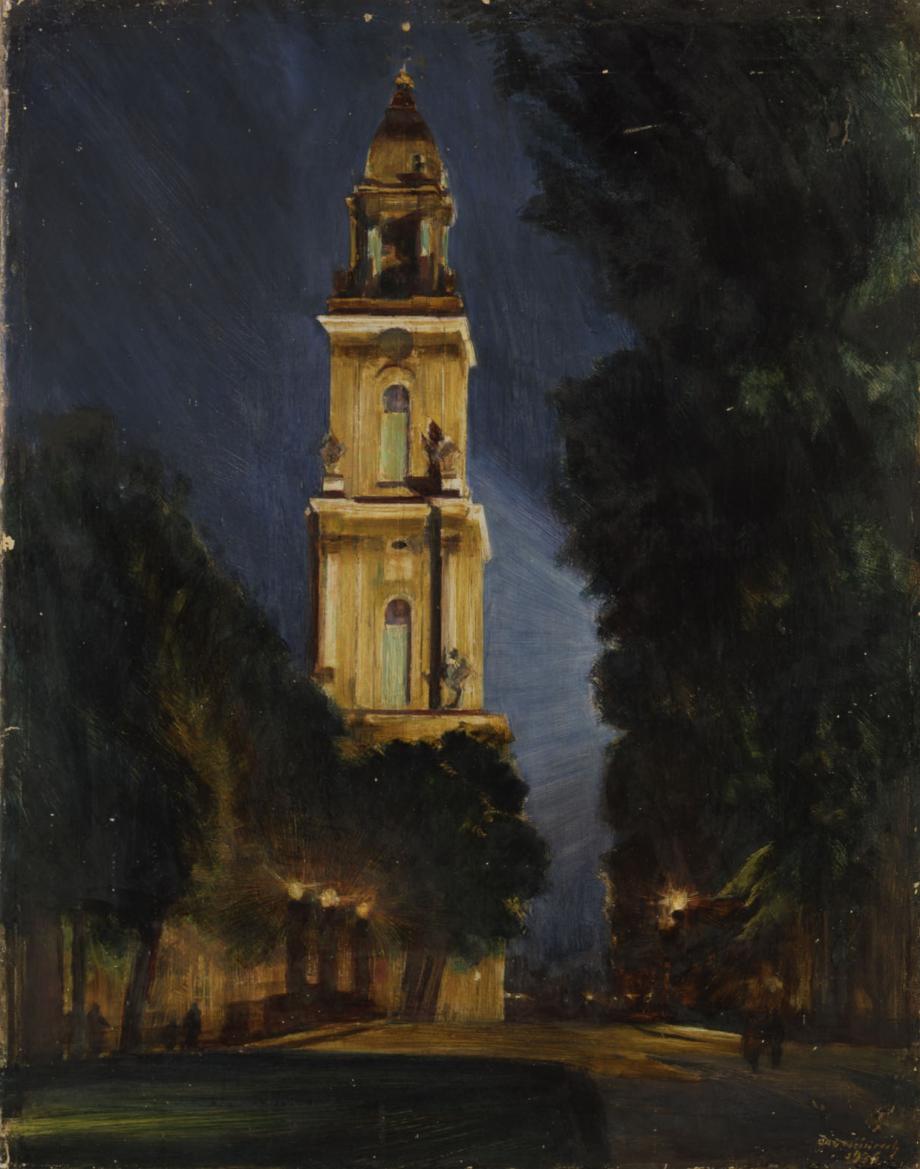 Otto Heinrich, Garnisonkirche bei Nacht, Otto Heinrich, Garnisonkirche bei Nacht,