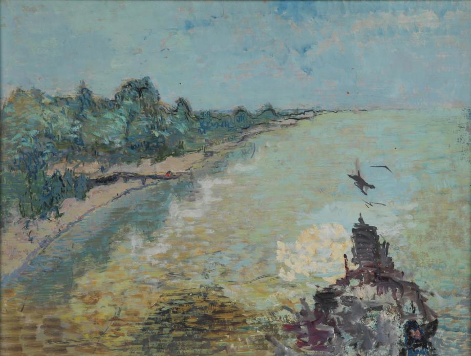 Otto Niemeyer-Holstein, Donau, © VG Bild-Kunst, Bonn 2021,