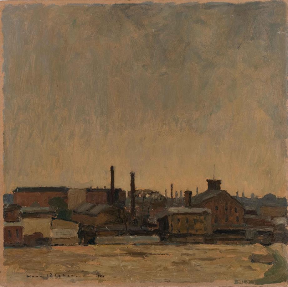 Hans Klohss, Fabriken nach dem Regen, © Potsdam Museum – Forum für Kunst und Geschichte, Hans Klohss, Fabriken nach dem Regen, © Potsdam Museum – Forum für Kunst und Geschichte,