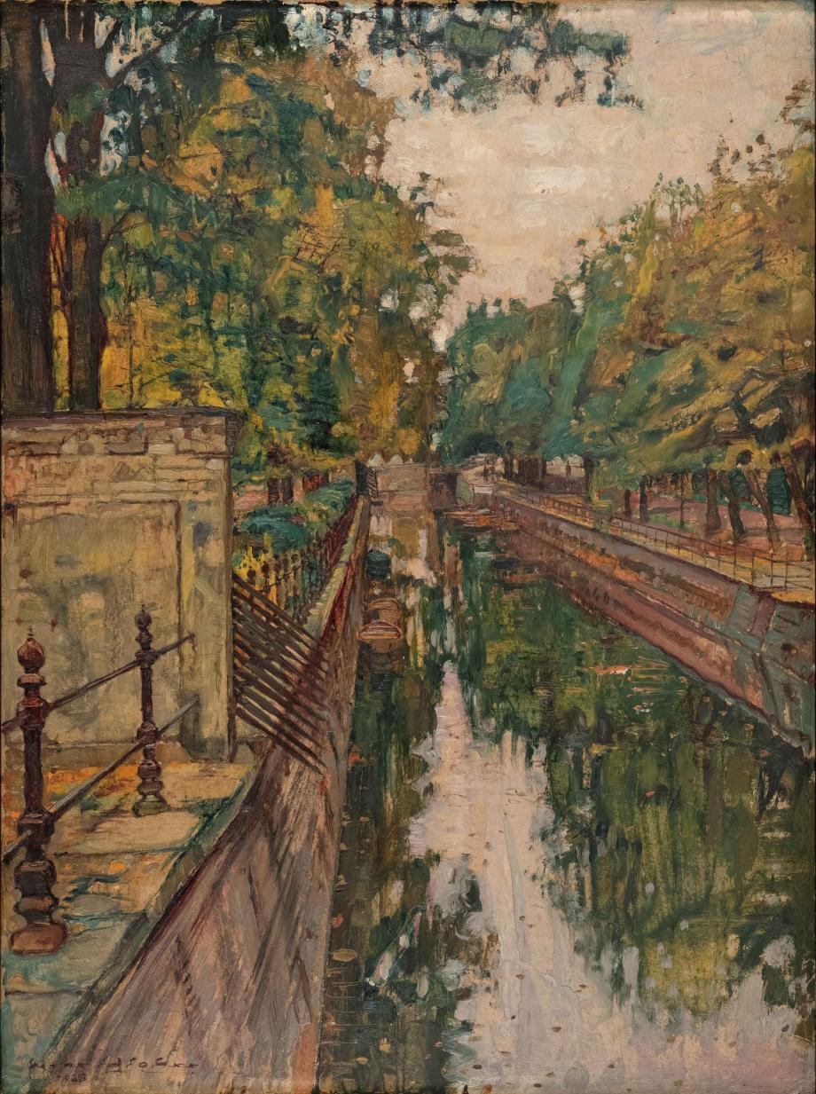 Hans Klohss, Der Kanal in Potsdam an der Breiten Brücke, © Potsdam Museum – Forum für Kunst und Geschichte,
