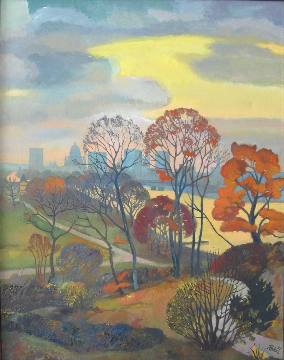 Peter Rohn, Ansicht der Stadt Potsdam -an der Havel- Blick vom Park Babelsberg, Peter Rohn, Ansicht der Stadt Potsdam -an der Havel- Blick vom Park Babelsberg,