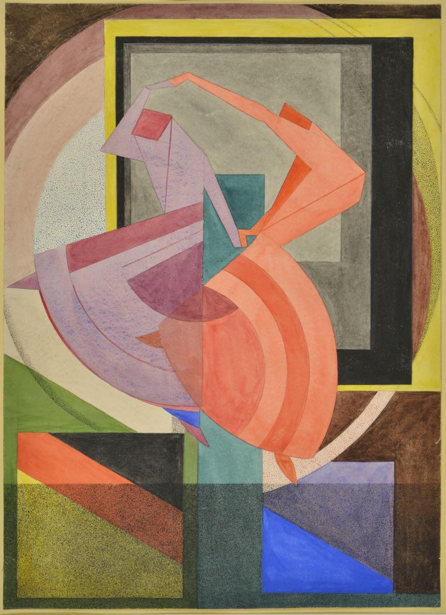 Magda Langenstraß-Uhlig Der Tanz, um 1930, Hohhaus-Museum Lauterbach e. V. © VG Bild-Kunst, Bonn 2015, Magda Langenstraß-Uhlig Der Tanz, um 1930, Hohhaus-Museum Lauterbach e. V. © VG Bild-Kunst, Bonn 2015,