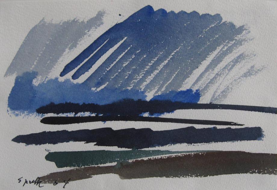 Siegward Sprotte, Letzte Aquarelle,