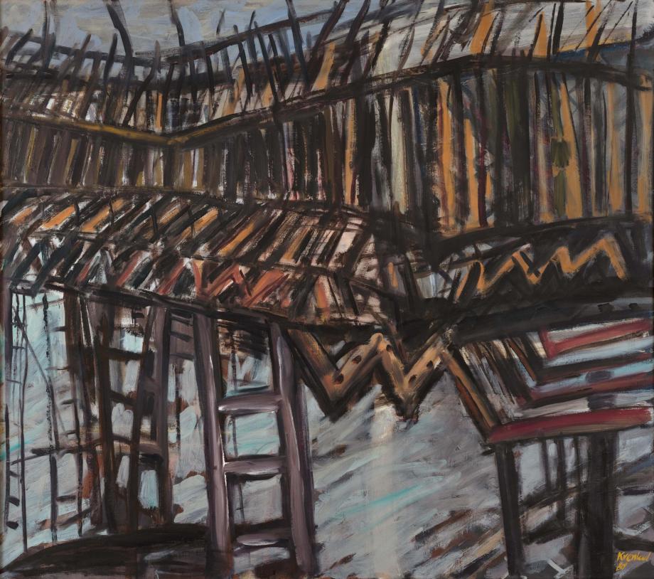 Bernd Krenkel, Brückenbau II, © Potsdam Museum – Forum für Kunst und Geschichte, Bernd Krenkel, Brückenbau II, © Potsdam Museum – Forum für Kunst und Geschichte,