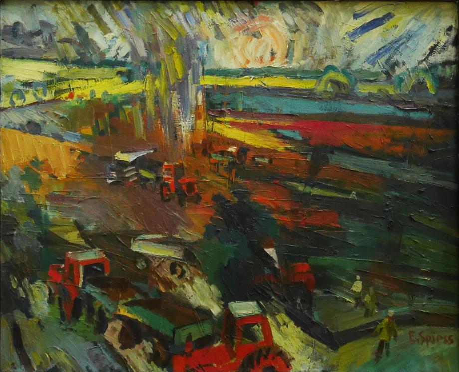 Emil Spieß, Erntekampagne,