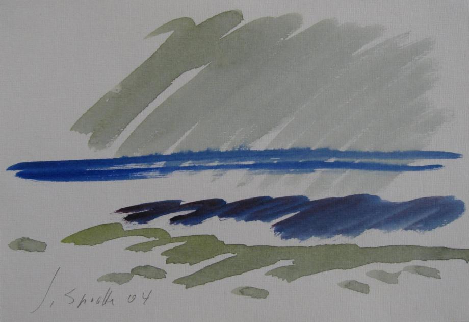 Siegward Sprotte, Letzte Aquarelle,