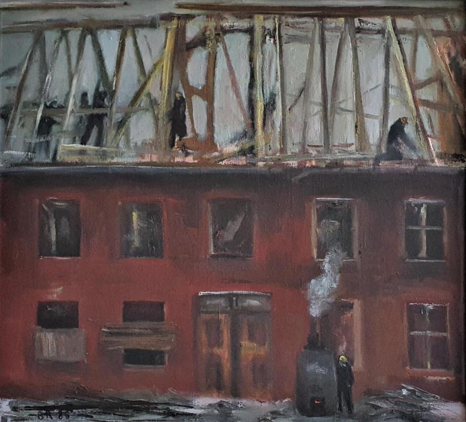 Barbara Raetsch, Baustelle im Holländerviertel,