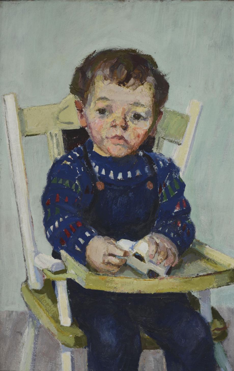 Karl Raetsch, Kinderbildnis Bruno,© VG Bild-Kunst, Bonn 2021,