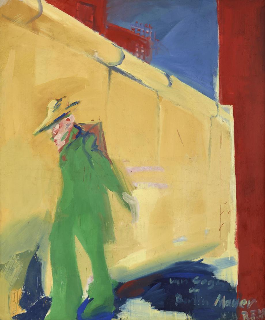 Rainer Fetting, Van Gogh an Mauer, 1979, Kunstsammlung Jutta und Manfred Heinrich, Maulbronn,