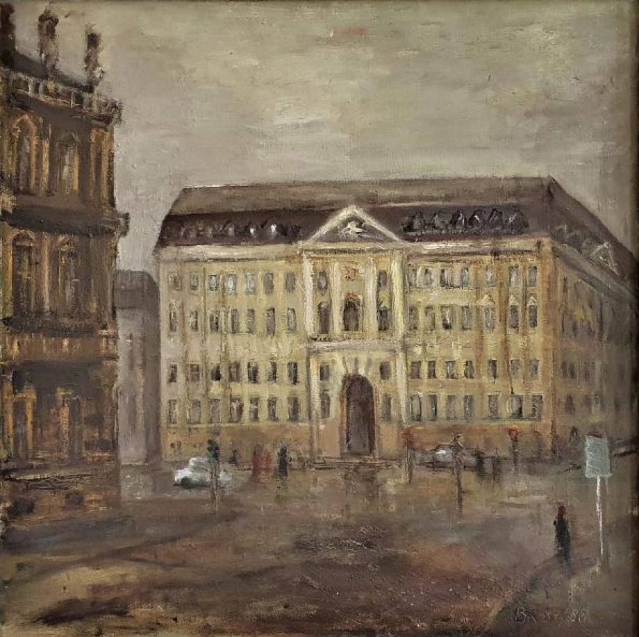 Barbara Raetsch, Blick zum Haus des FDGB,