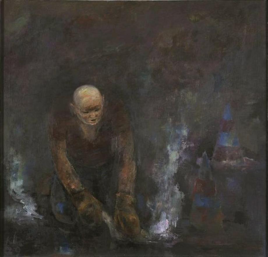 Karl Raetsch, Asphaltierer, © VG Bild-Kunst, Bonn 2021,