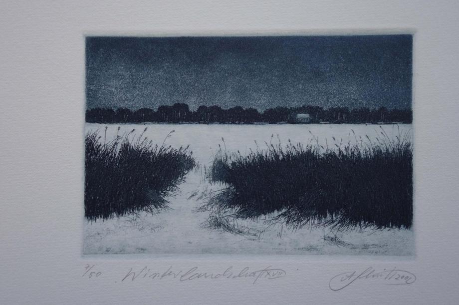 Alfred Schmidt Winterlandschaft XVII, Alfred Schmidt Winterlandschaft XVII,