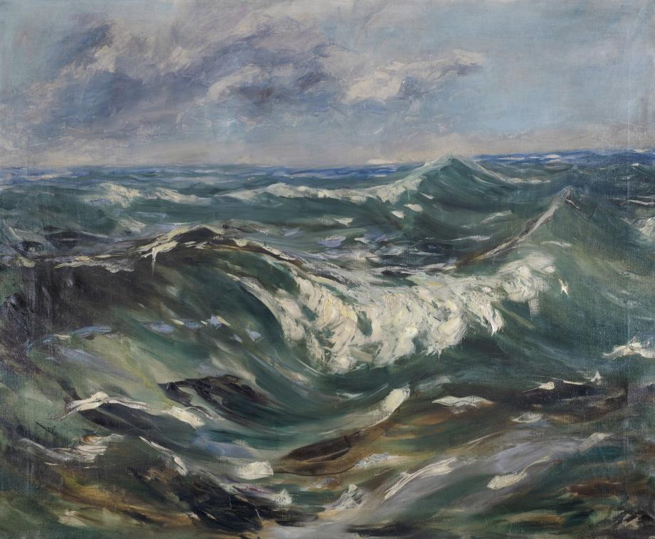 Hannah Schreiber de Grahl, Welle - tobende Meereswogen im Sturm, © Potsdam Museum – Forum für Kunst und Geschichte,