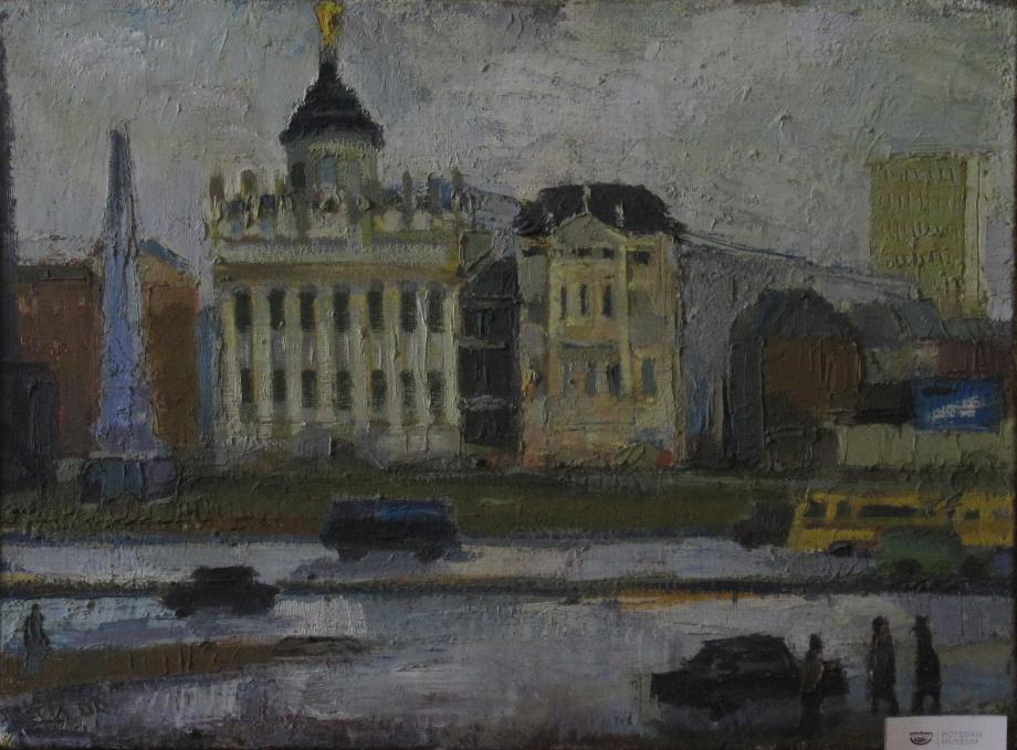 Karl Raetsch, Blick auf das Kulturhaus "Hans Marchwitza", © VG Bild-Kunst, Bonn 2021, Karl Raetsch, Blick auf das Kulturhaus "Hans Marchwitza", © VG Bild-Kunst, Bonn 2021,