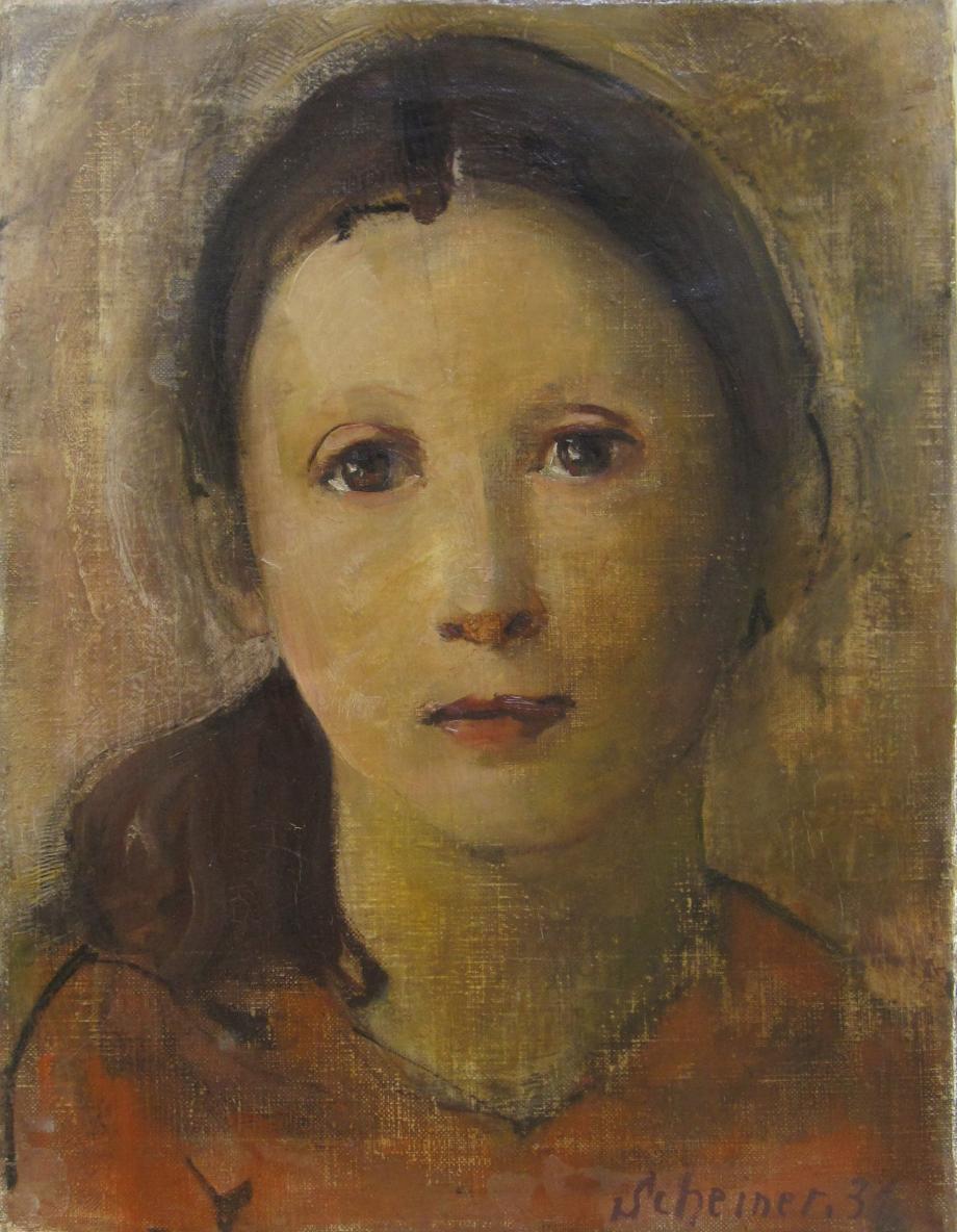 Scheiner, Mädchenportrait,