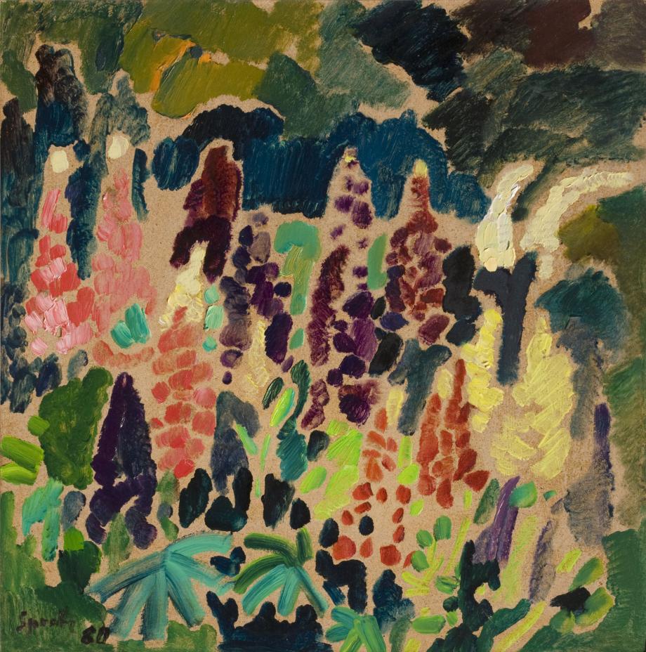 Siegward Sprotte, Lupinen, © VG Bild-Kunst, Bonn 2021,