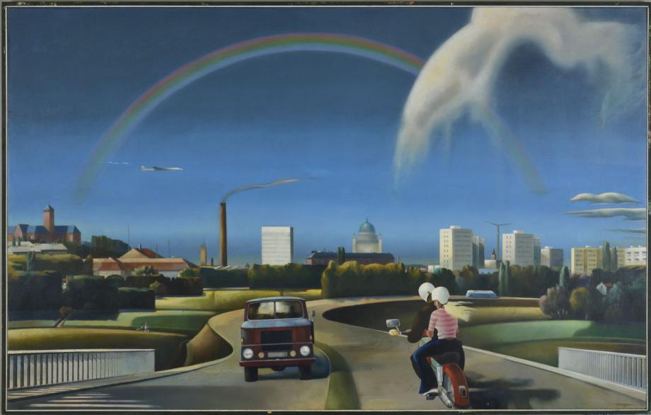 Werner Gottsmann, Potsdamer Stadtlandschaft, 1975, Potsdam Musem, Werner Gottsmann, Potsdamer Stadtlandschaft, 1975, Potsdam Musem,