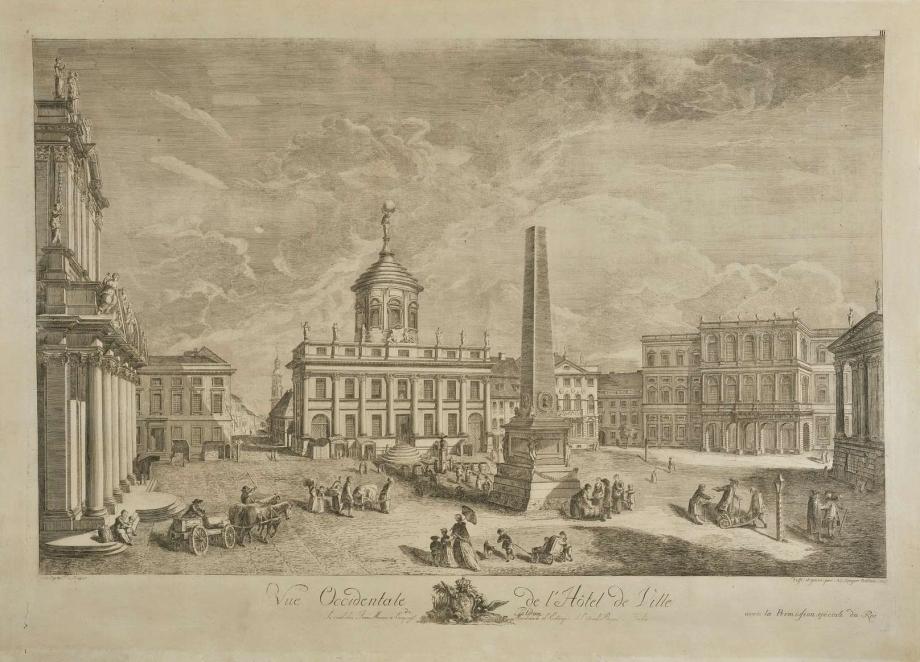 Andreas Ludwig Krüger, Alter Markt mit Rathaus, Obelisk und Palazzo Barberini, Andreas Ludwig Krüger, Alter Markt mit Rathaus, Obelisk und Palazzo Barberini,
