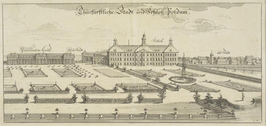 Samuel Blesendorff, Stadt und Schloss Potsdam,